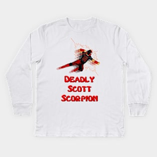 Deadly Scott Scorpion - QWA Kids Long Sleeve T-Shirt